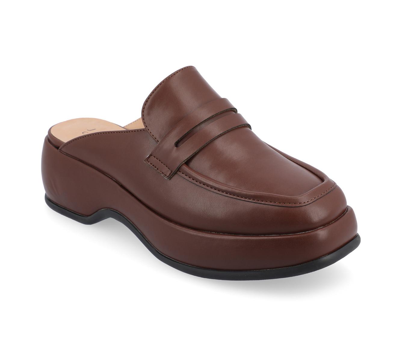 Women's Journee Collection Antonina Platform Loafer Mules