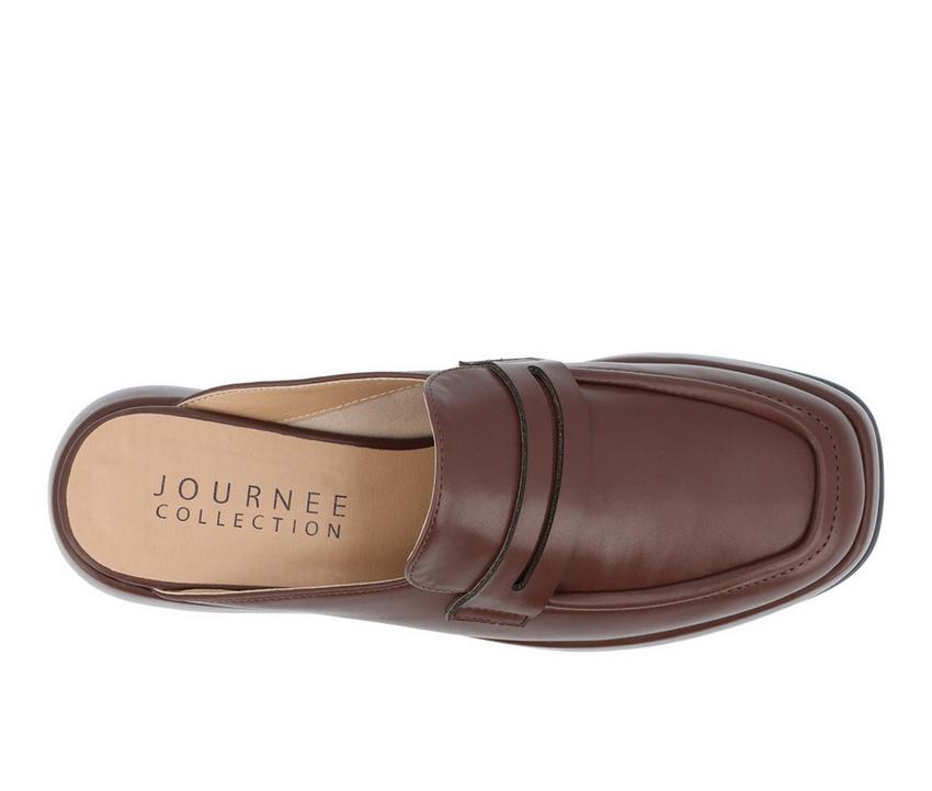 Women's Journee Collection Antonina Platform Loafer Mules