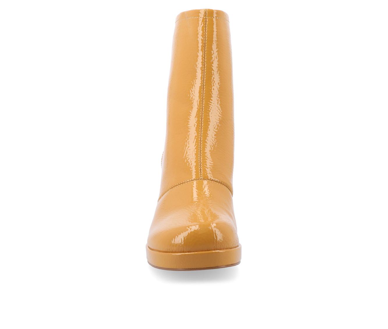Women's Journee Collection Aylani Low Platform Heeled Booties