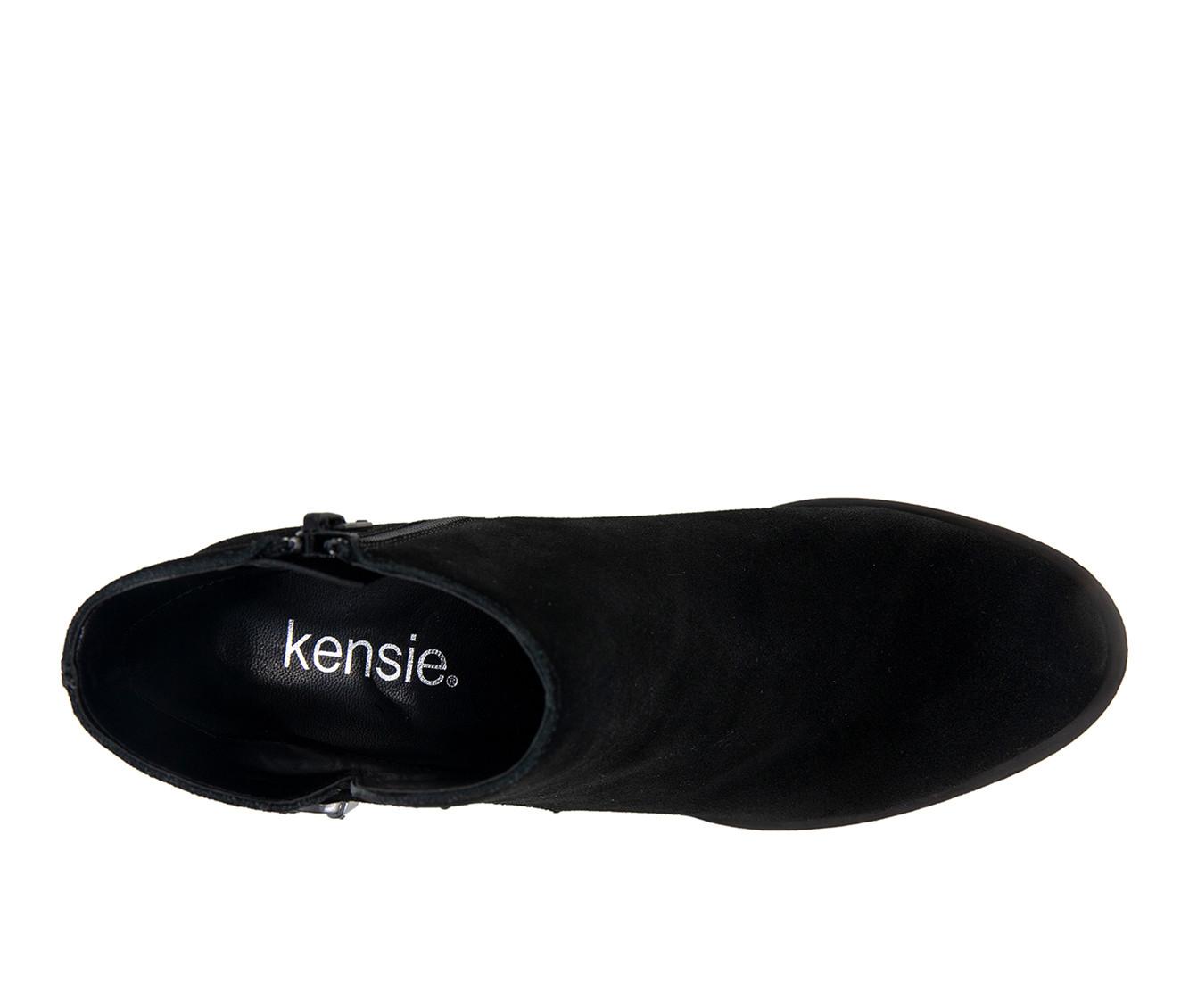 Kensie black ankle clearance boots