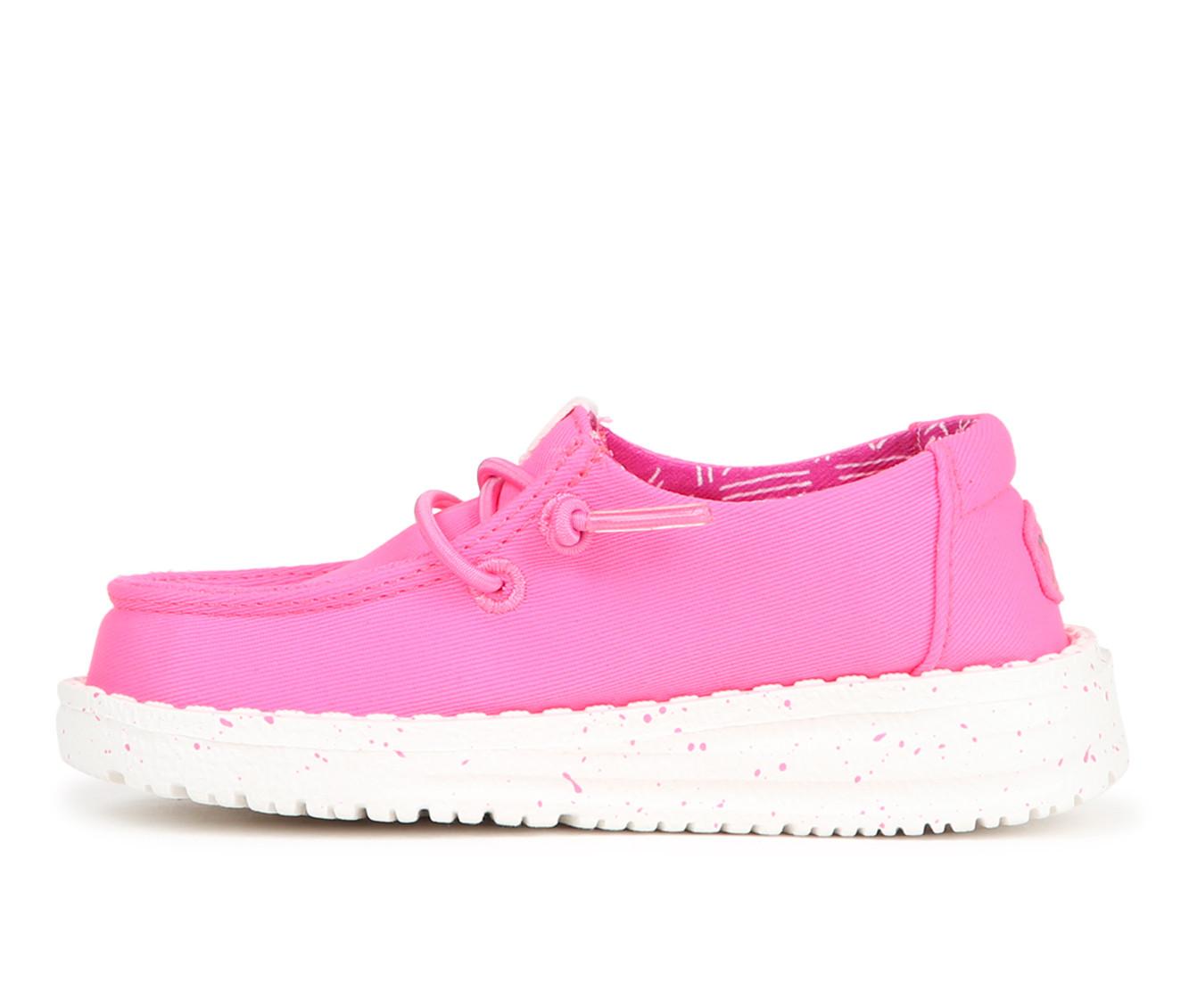 Girls' HEYDUDE Toddler Wendy Y Canvas Casual Shoes