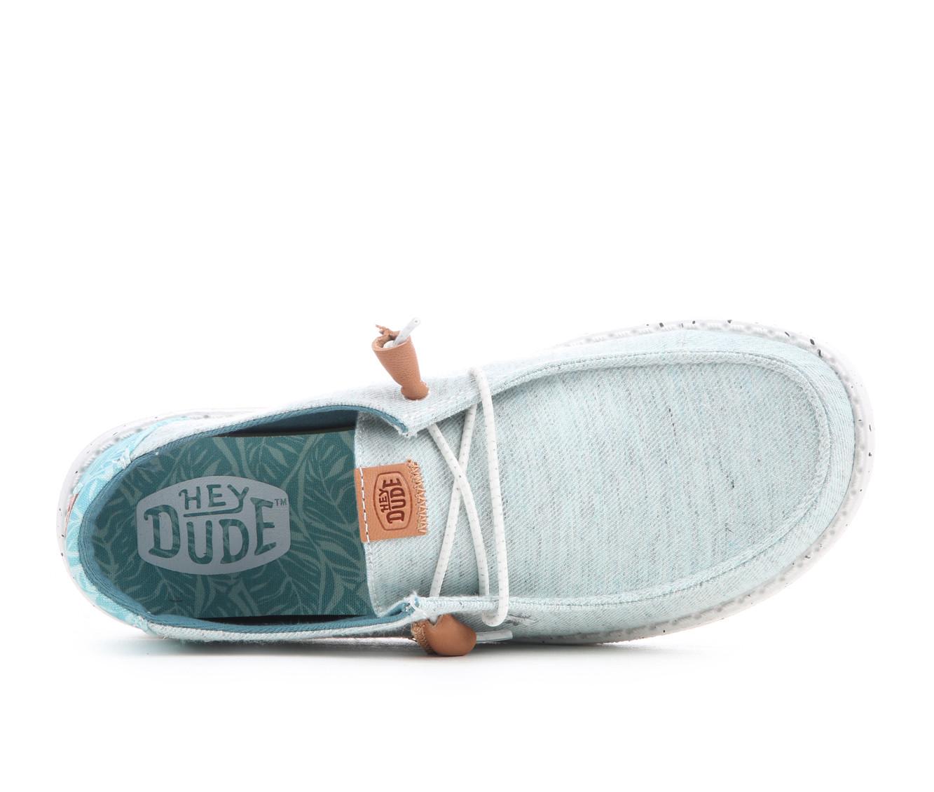 Women's HEYDUDE Wendy Heathered Slub Casual Shoes