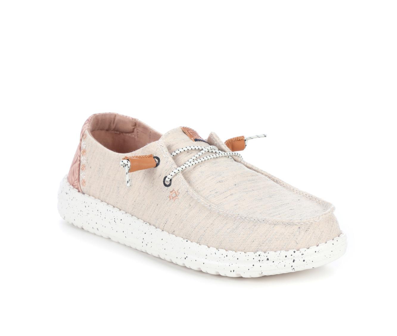 Women's HEYDUDE Wendy Heathered Slub Casual Shoes