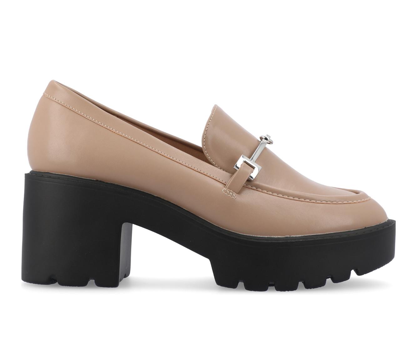 Women's Journee Collection Keeziah Chunky Heeled Loafers