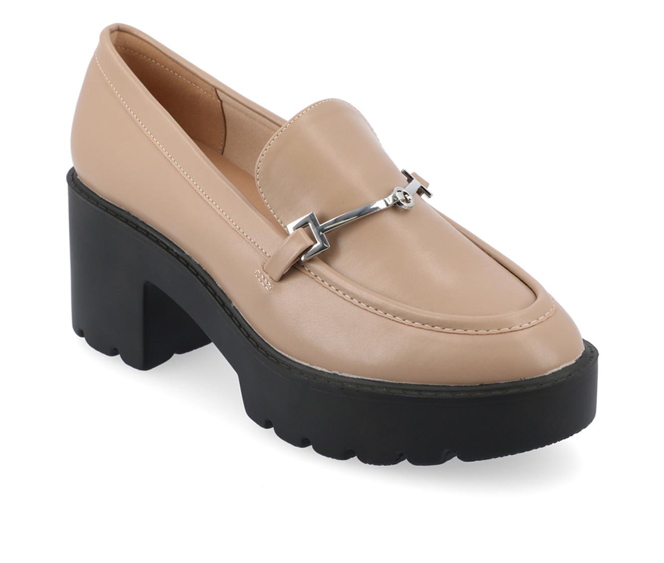 Women's Journee Collection Keeziah Chunky Heeled Loafers