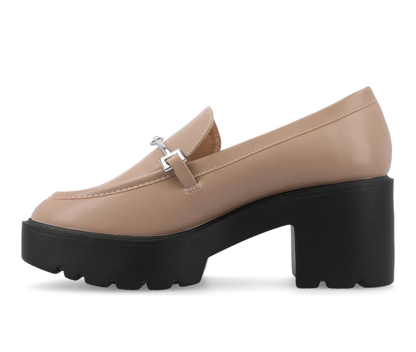 Women's Journee Collection Keeziah Chunky Heeled Loafers