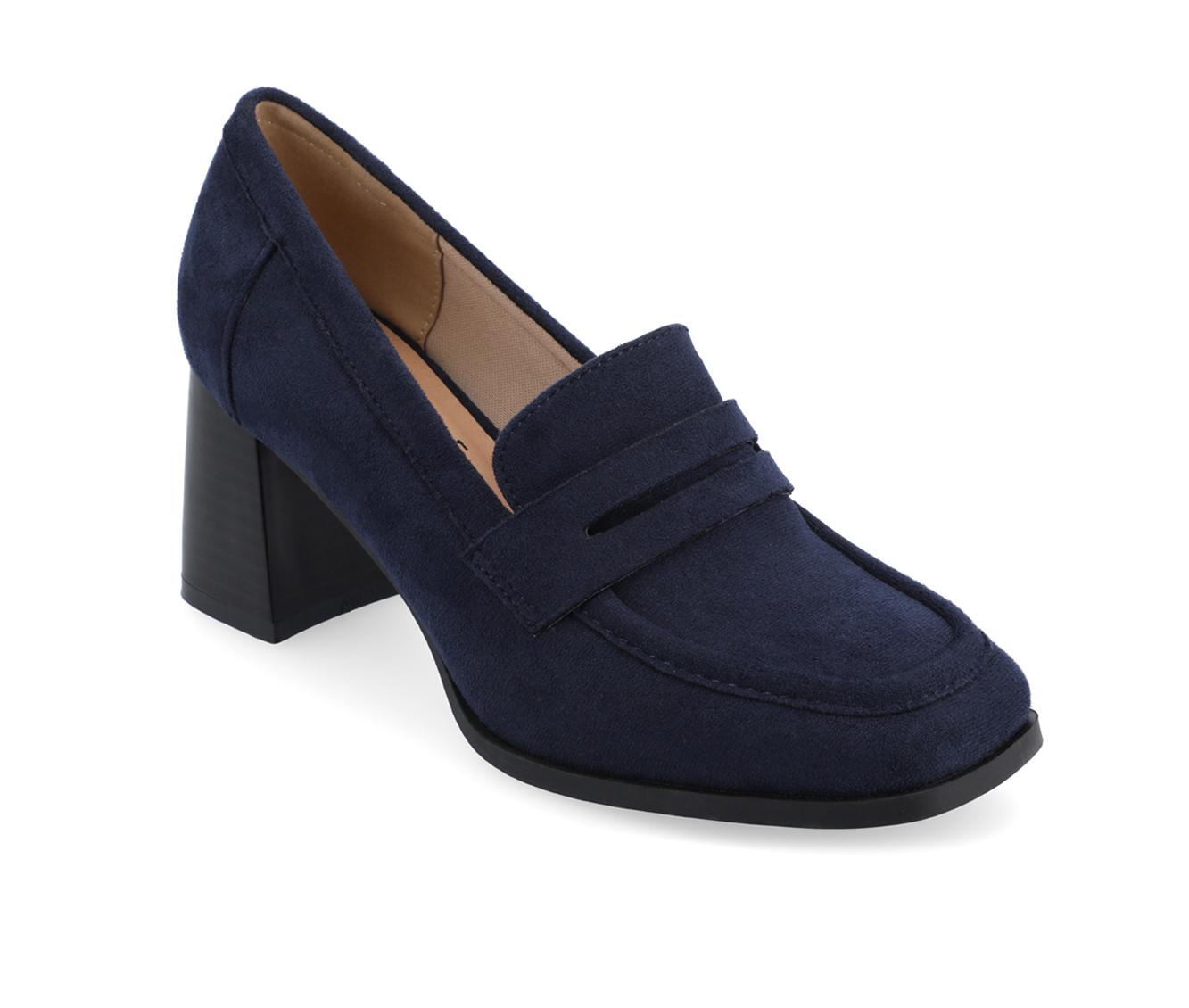 Women's Journee Collection Malleah Block Heel Loafers