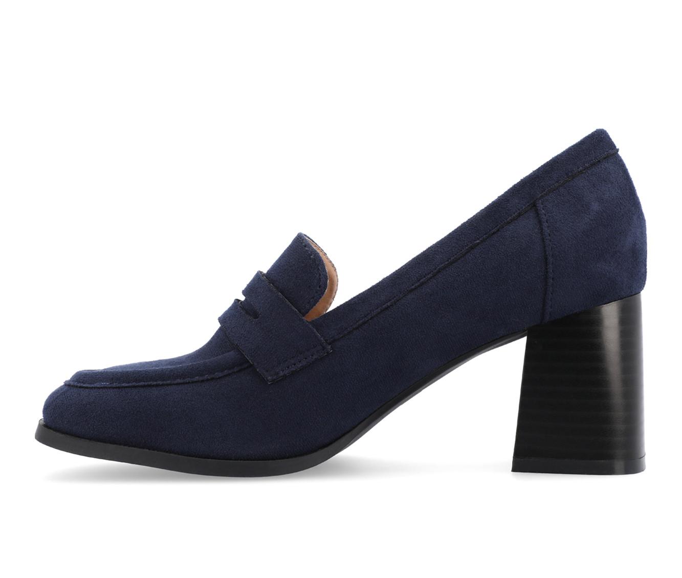 Women's Journee Collection Malleah Block Heel Loafers