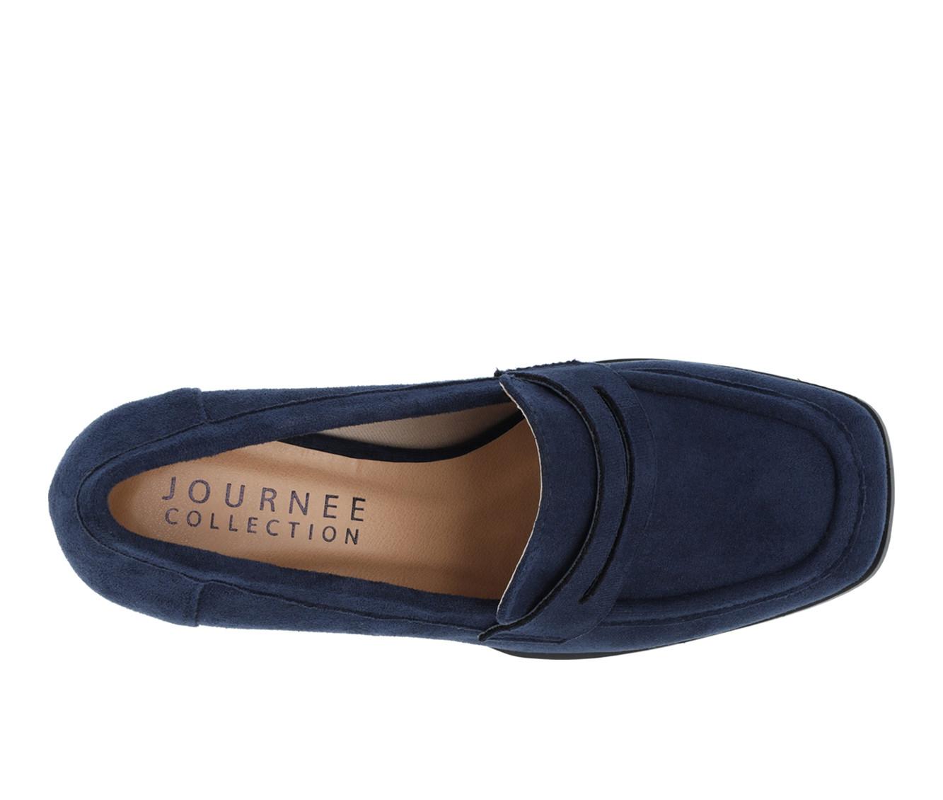 Women's Journee Collection Malleah Block Heel Loafers