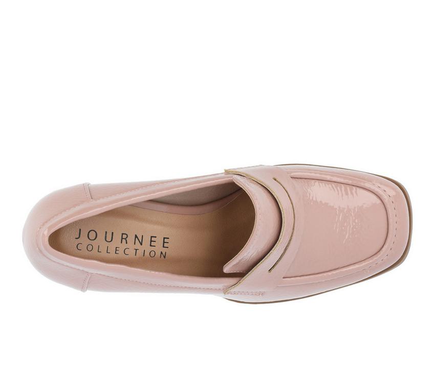 Women's Journee Collection Malleah Block Heel Loafers