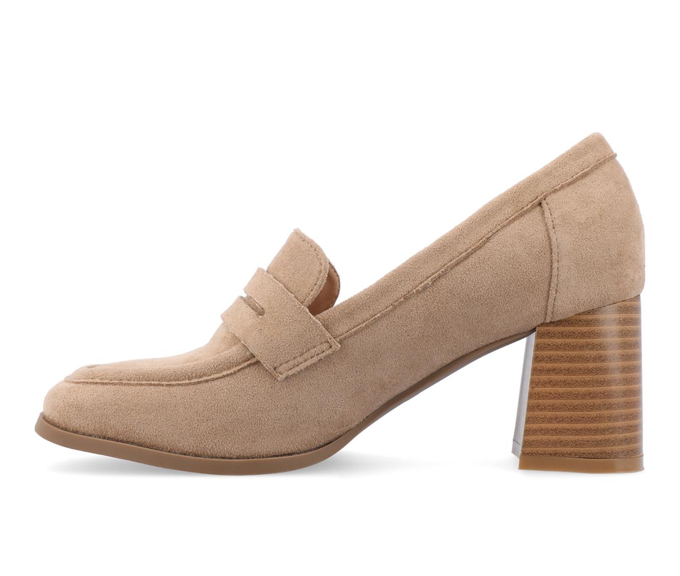 Women's Journee Collection Malleah Block Heel Loafers