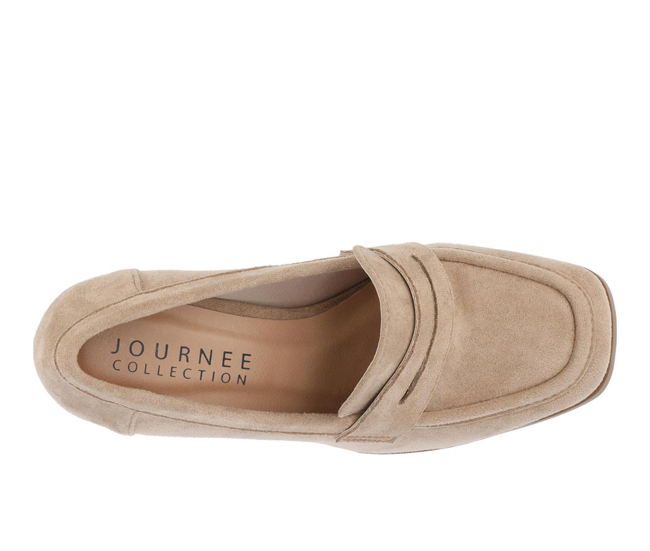 Women's Journee Collection Malleah Block Heel Loafers