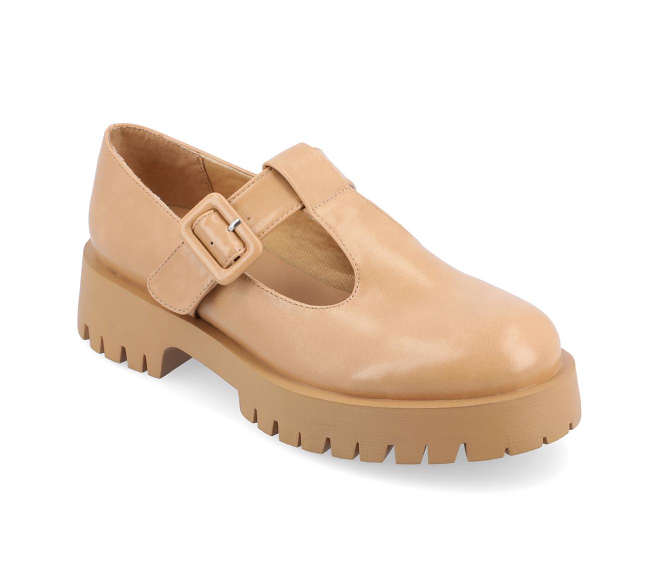 Women's Journee Collection Suvi Chunky T-Strap Mary Janes
