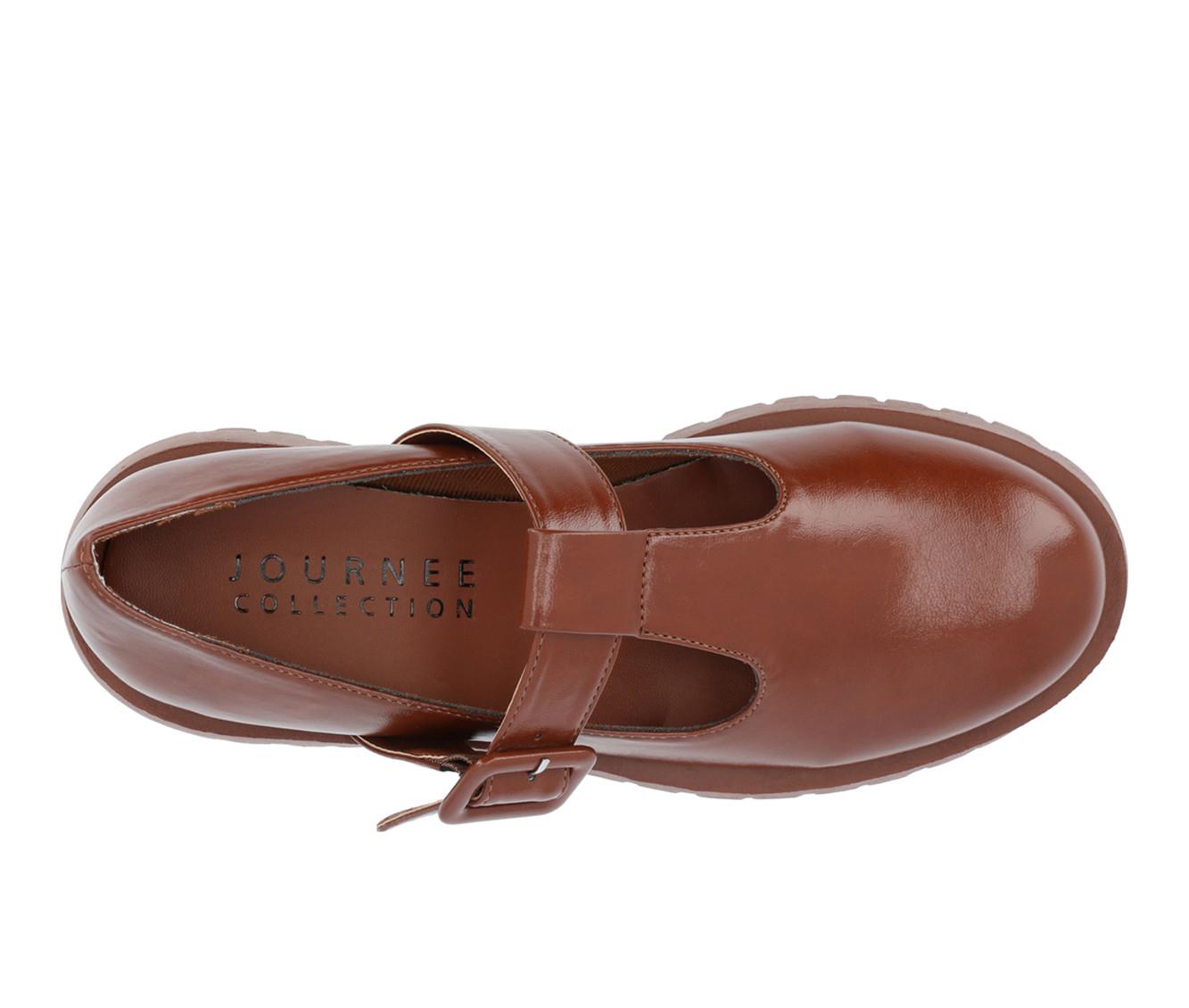 Women's Journee Collection Suvi Chunky T-Strap Mary Janes