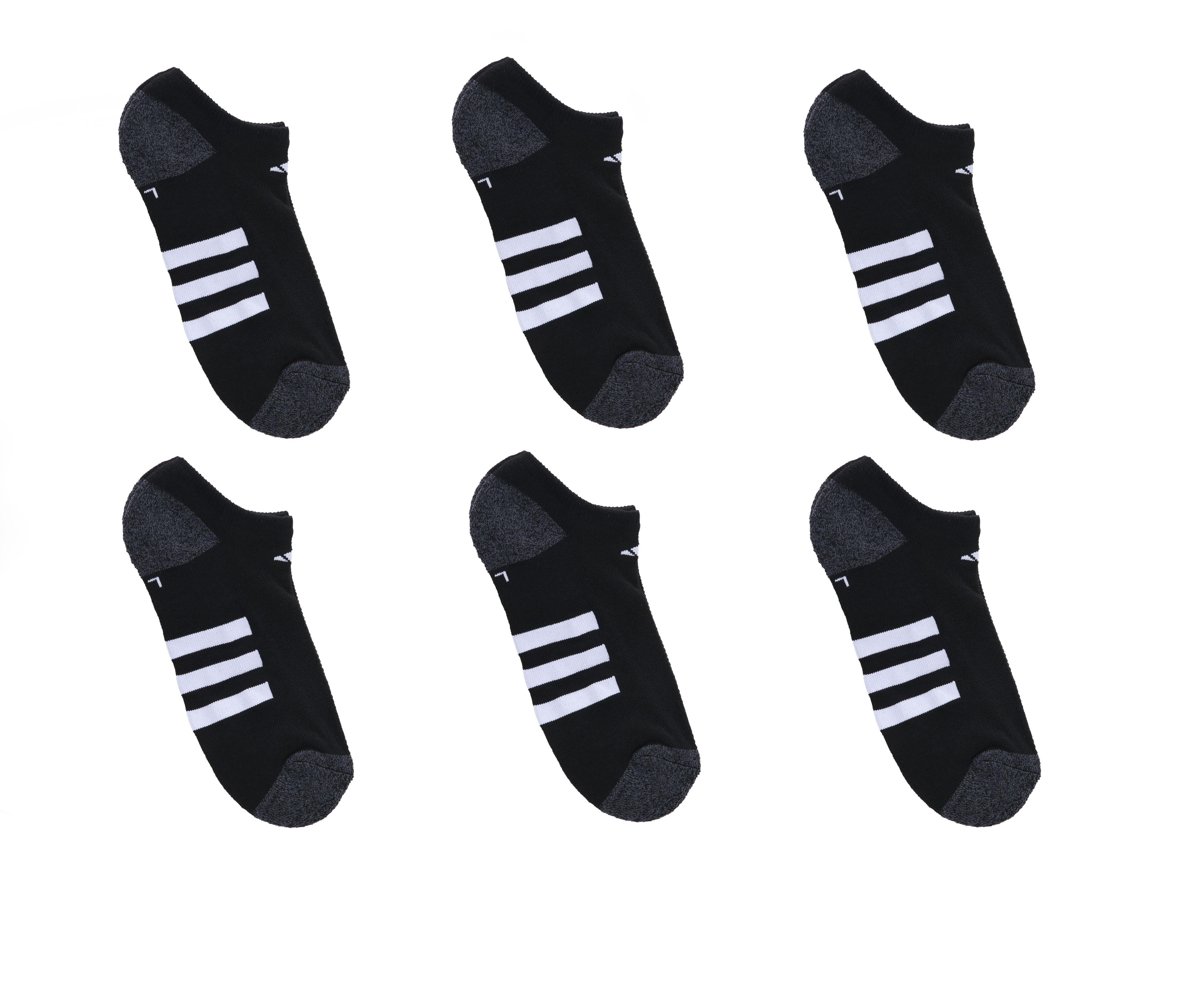 Adidas 6 Pack Cushioned No Show 2 Socks