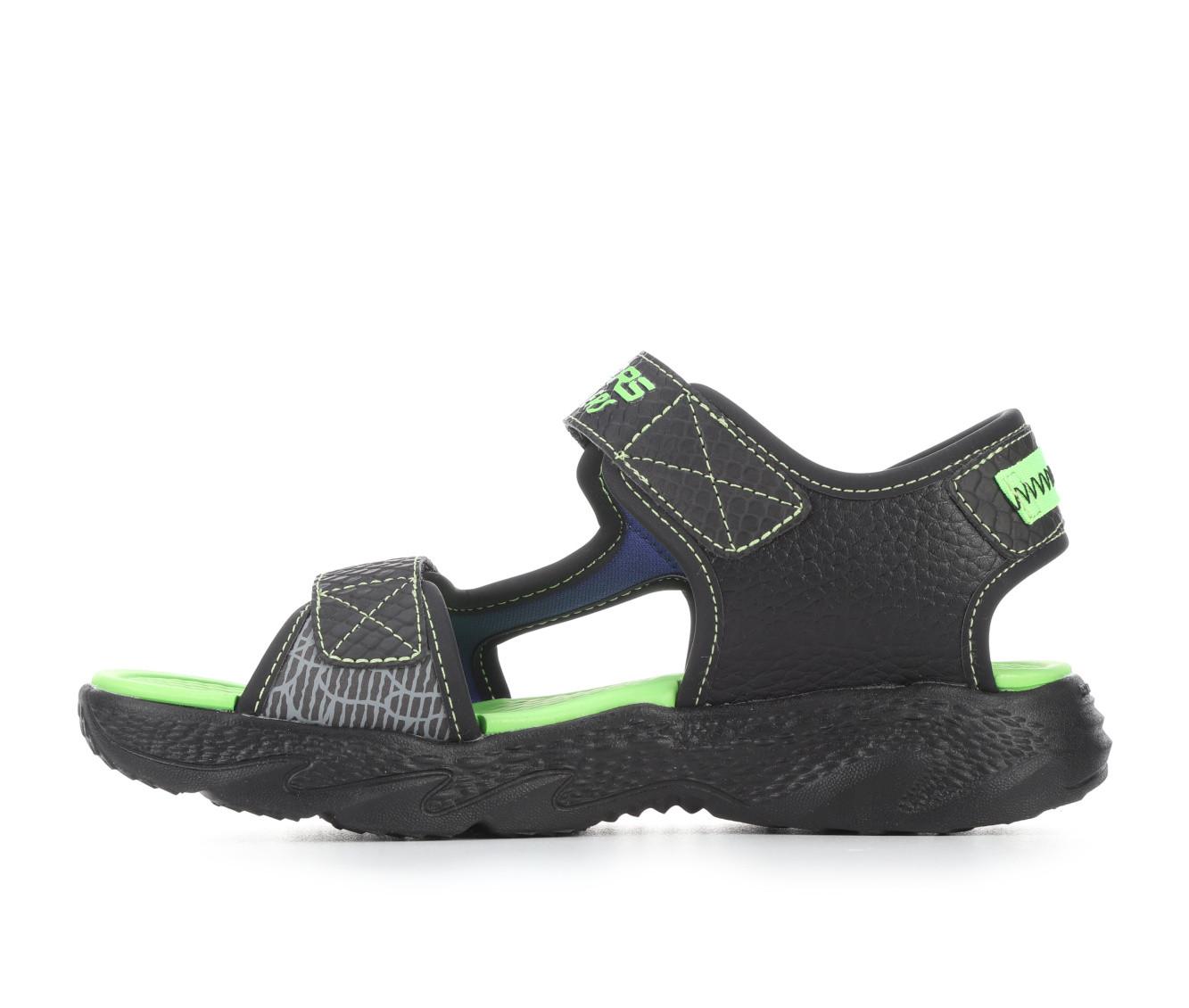 Skechers Kids Creature Splash 400614L Little Kid Big Kid Boys Shoes Black Lime 3 Little Kid M