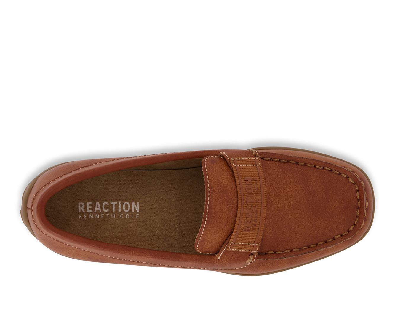 Kenneth Cole Jason Webbing Driver Loafer in Cognac Size 12