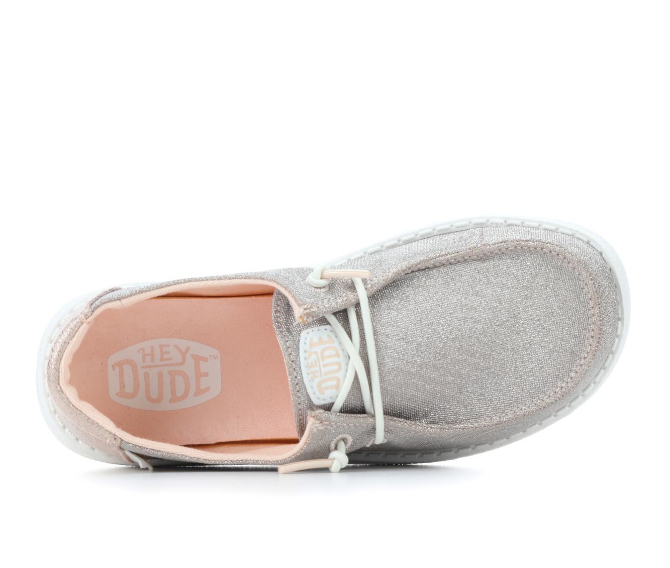 Kids' HEYDUDE Little Kid & Big Kid Wendy Youth Metallic Shoes