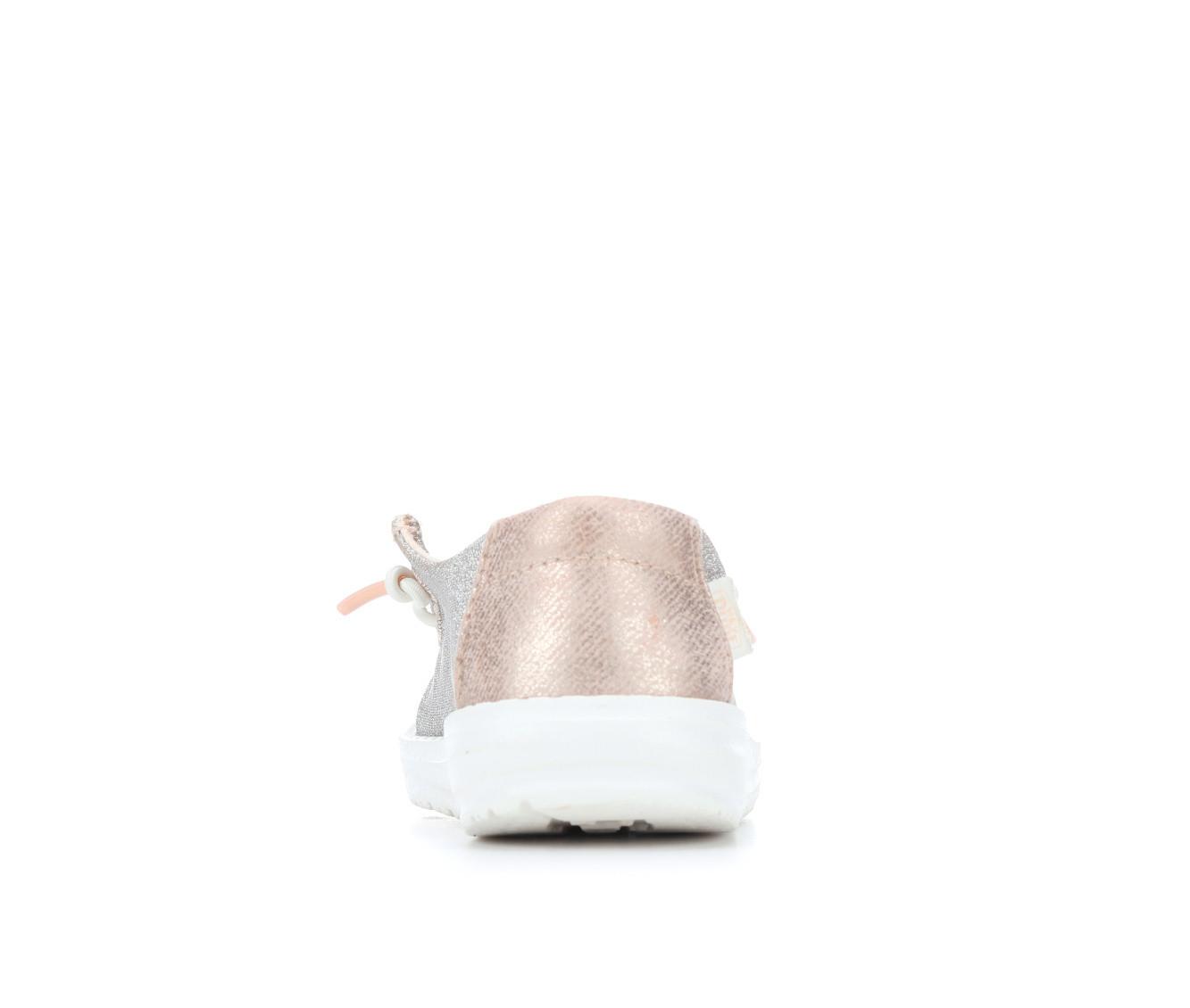 Kids' HEYDUDE Toddler Wendy Metallic Casual Shoes