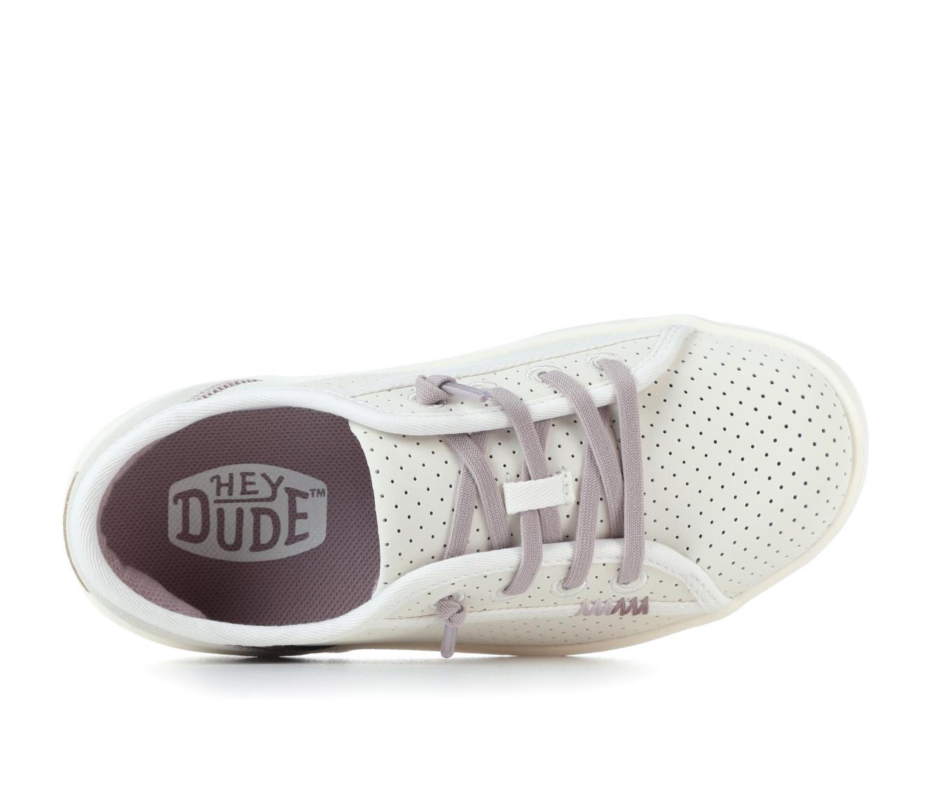 Kids' HEYDUDE Little Kid & Big Kid Youth Perferated Leather Sneakers