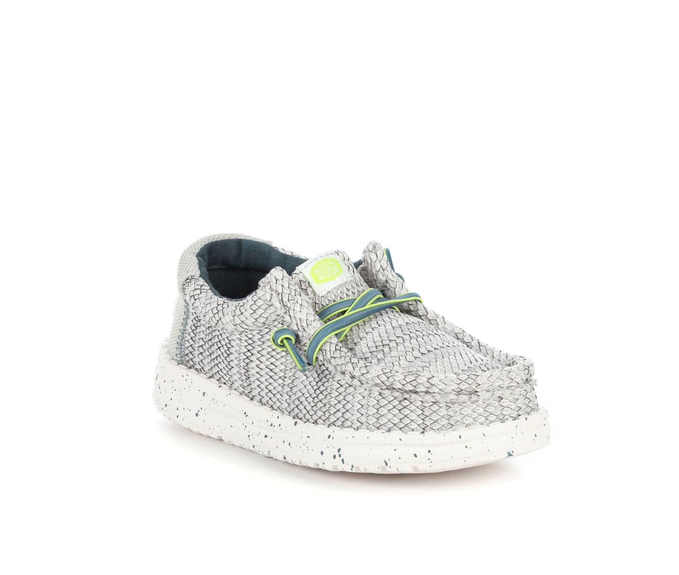 Kids' HEYDUDE Toddler Wally Heathered Mesh Casual Shoes