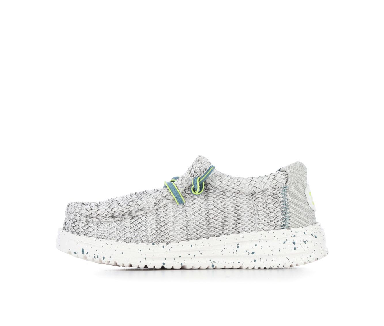 Kids' HEYDUDE Toddler Wally Heathered Mesh Casual Shoes