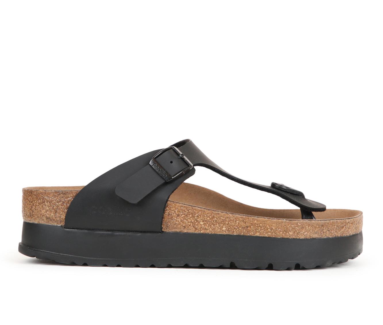 Amazon.com | Birkenstock Women's Flip Flop Sandals, Brown