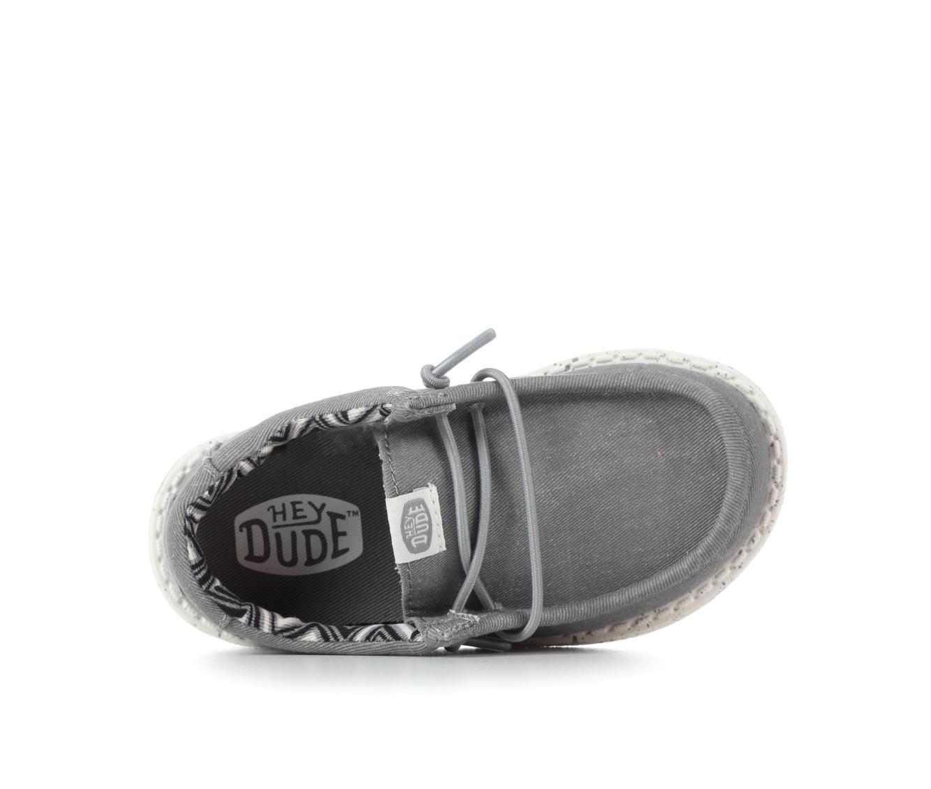 Kids' HEYDUDE Toddler Wally Canvas Casual Shoes