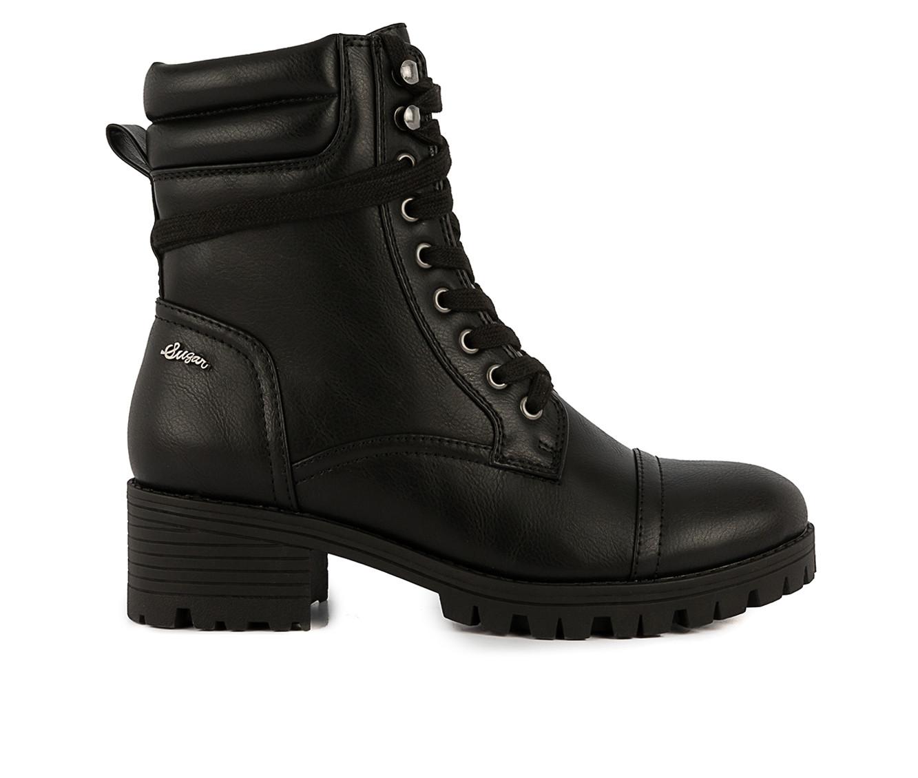 Women's Sugar Oraura Heeled Combat Boots