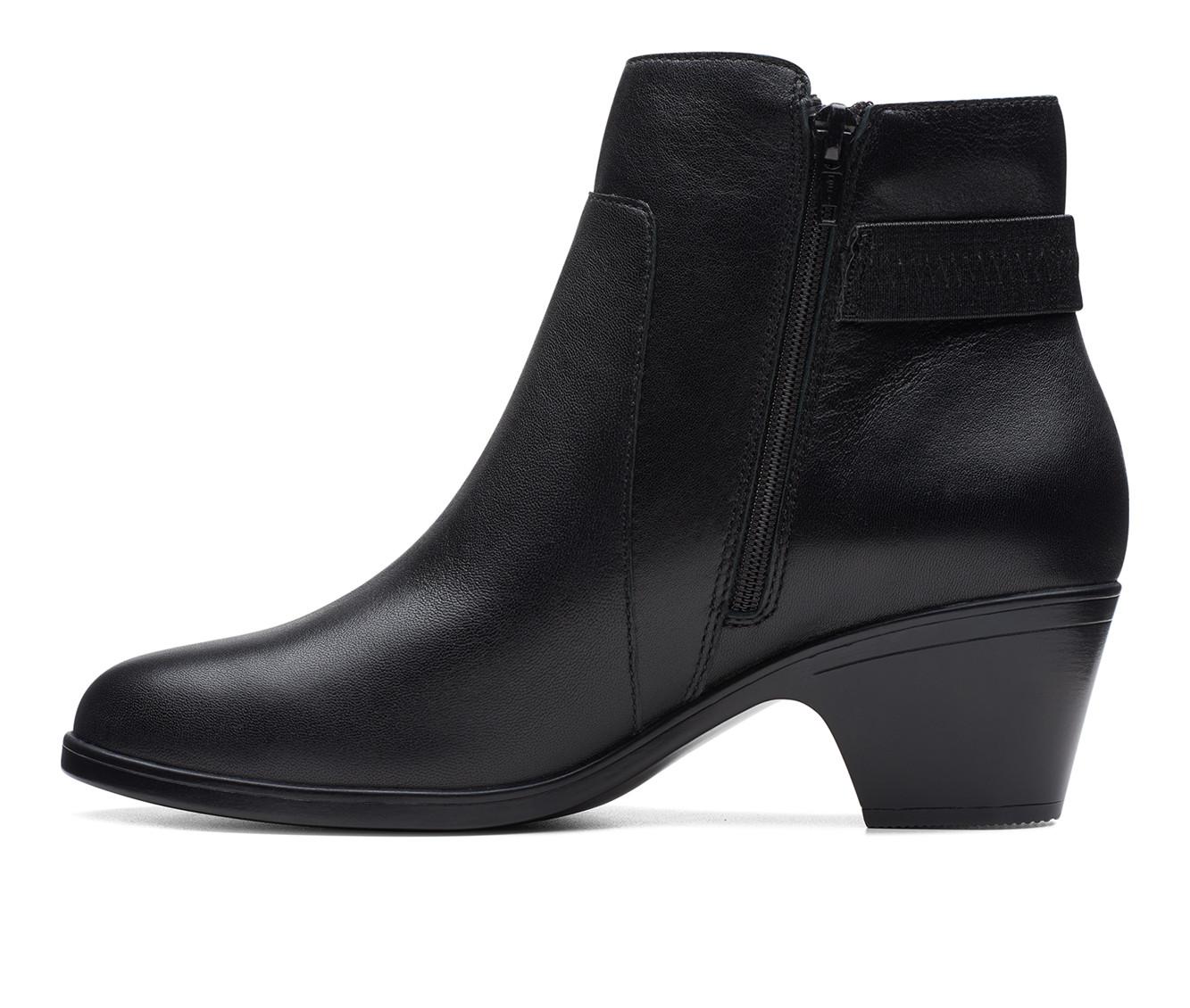 Womens clarks cheap booties