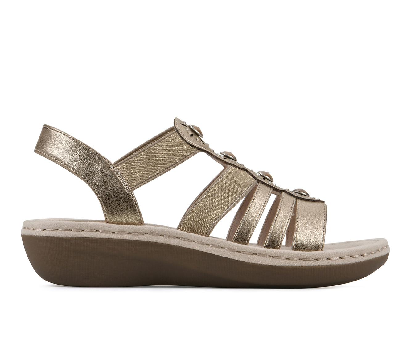 Women's Cliffs by White Mountain Camryn Low Wedge Sandals | Shoe Carnival