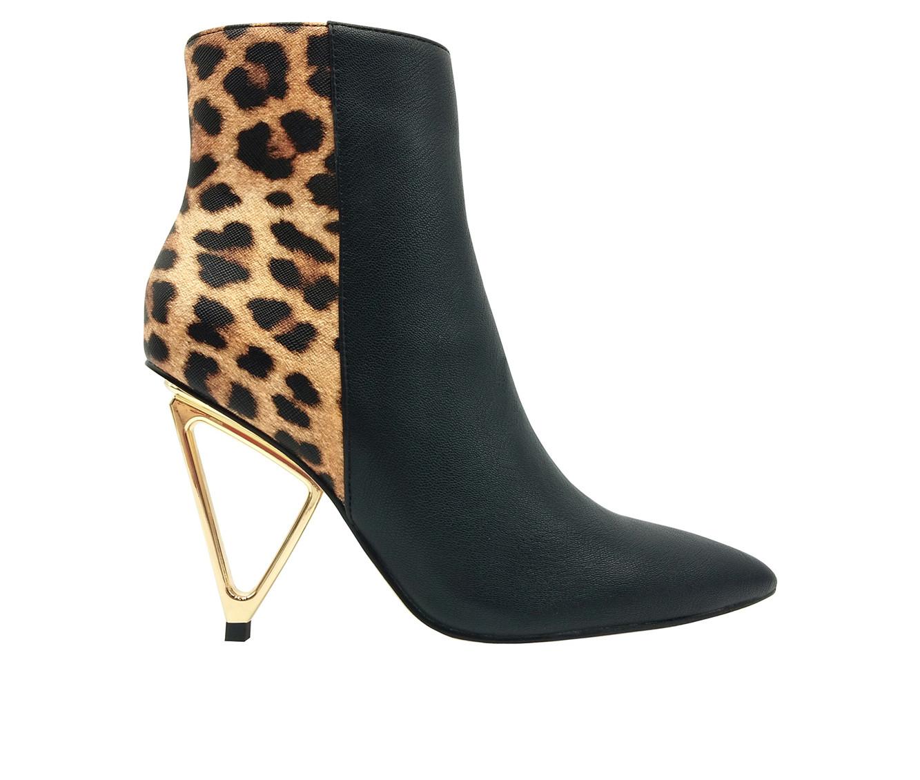 Women s Ninety Union Gia Heeled Booties Shoe Carnival
