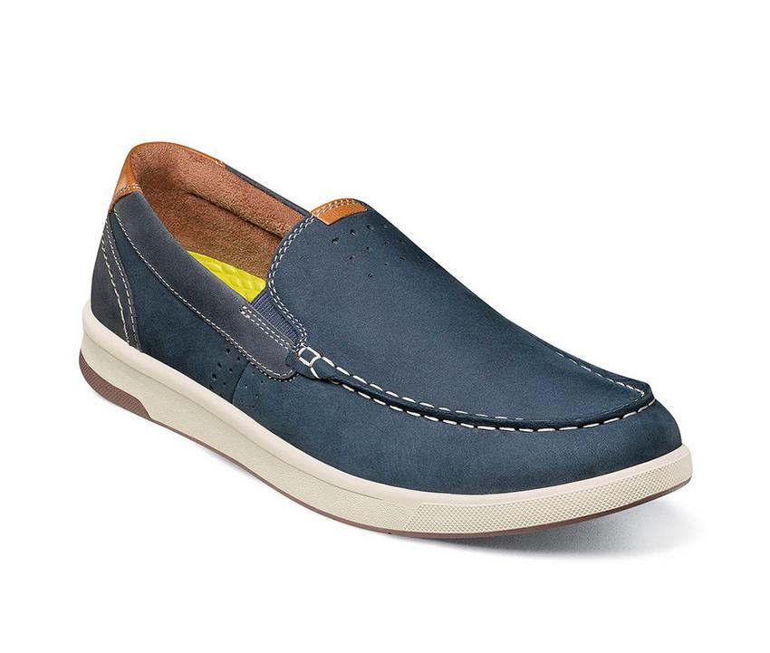 Men's Florsheim Crossover Moc Toe Slip On Casual Loafers