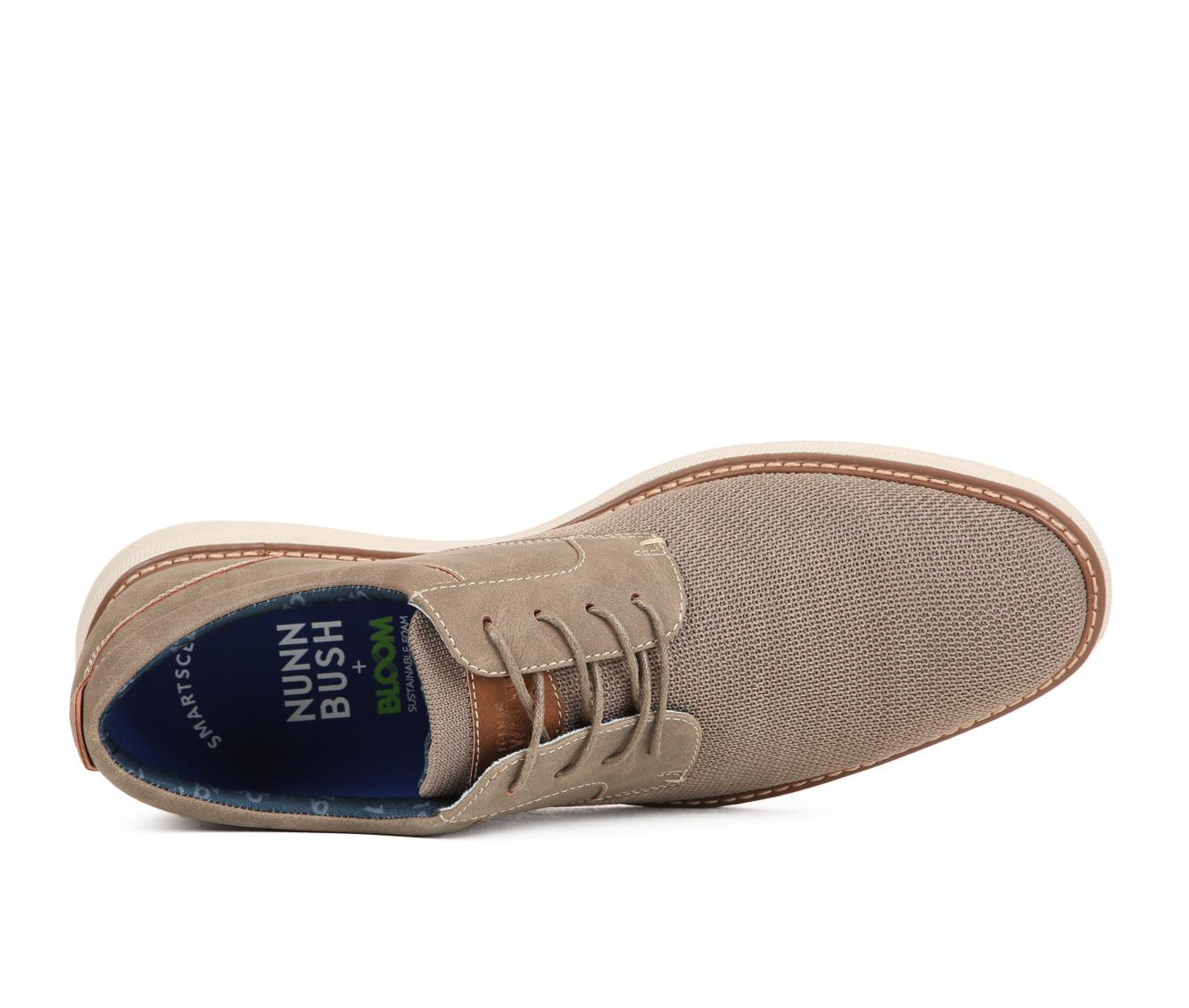 Men's Nunn Bush Chase Knit Plain Toe Casual Oxfords