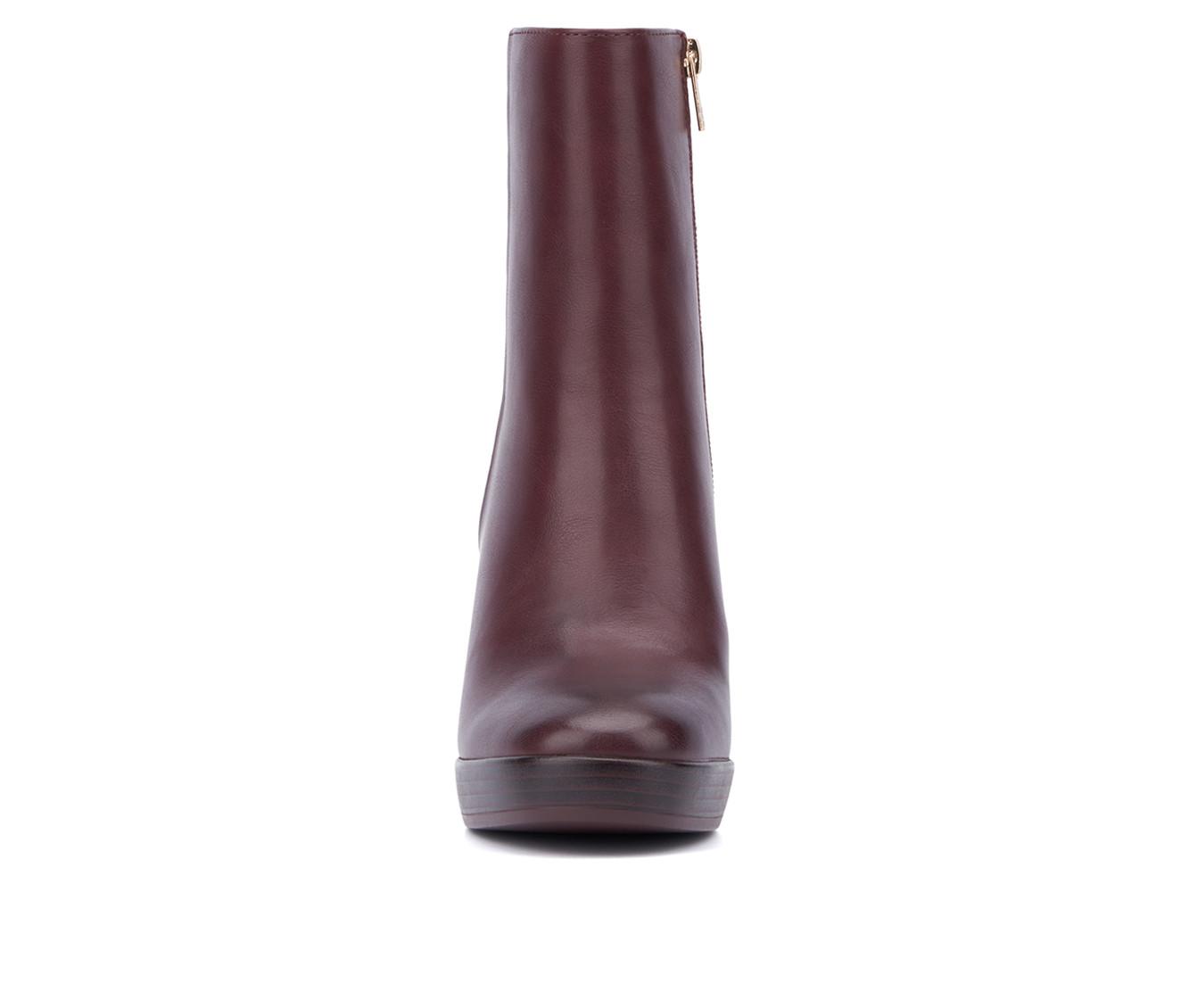 Women's New York and Company Fay Block Heel Booties