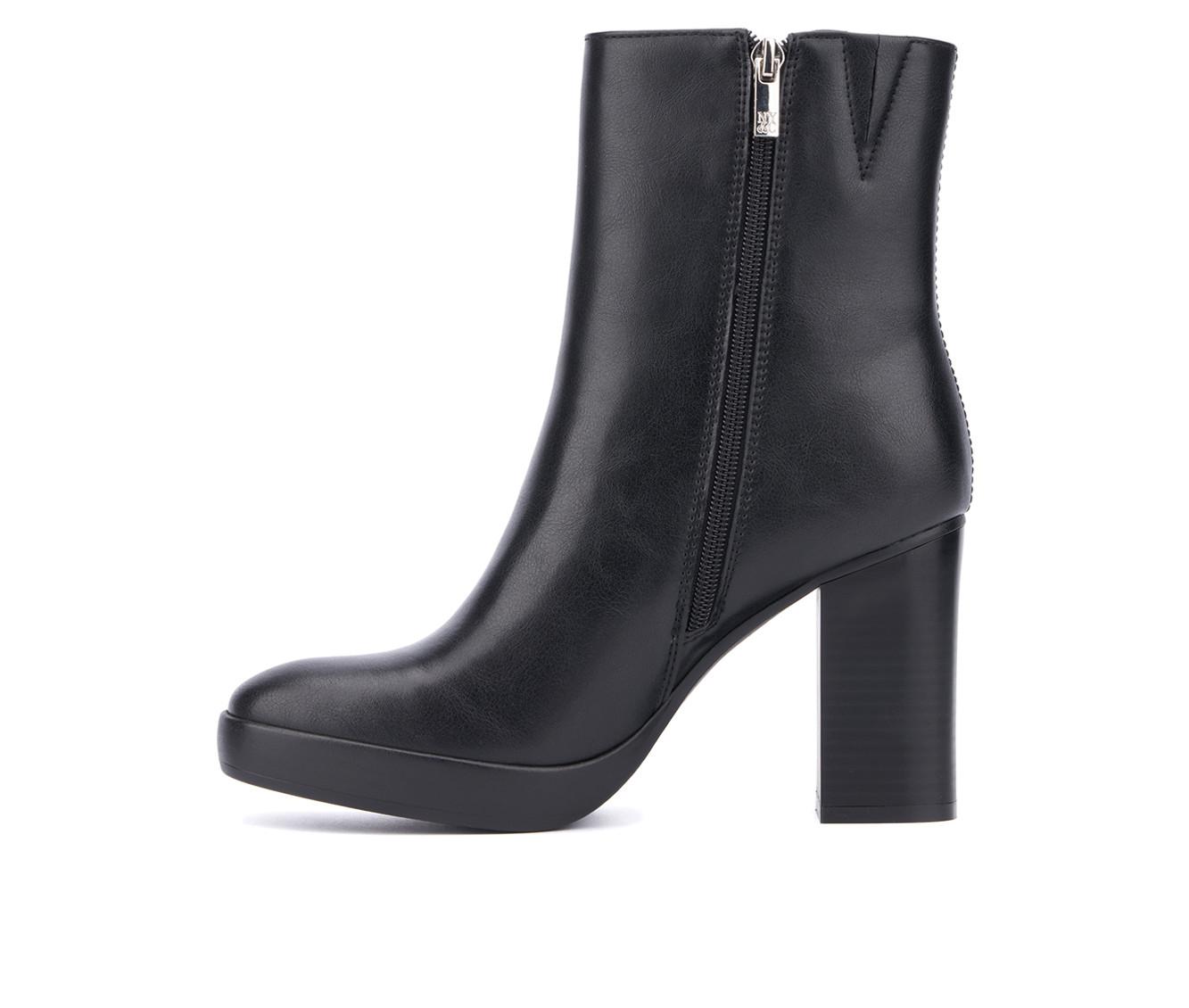 Women's New York and Company Fay Block Heel Booties