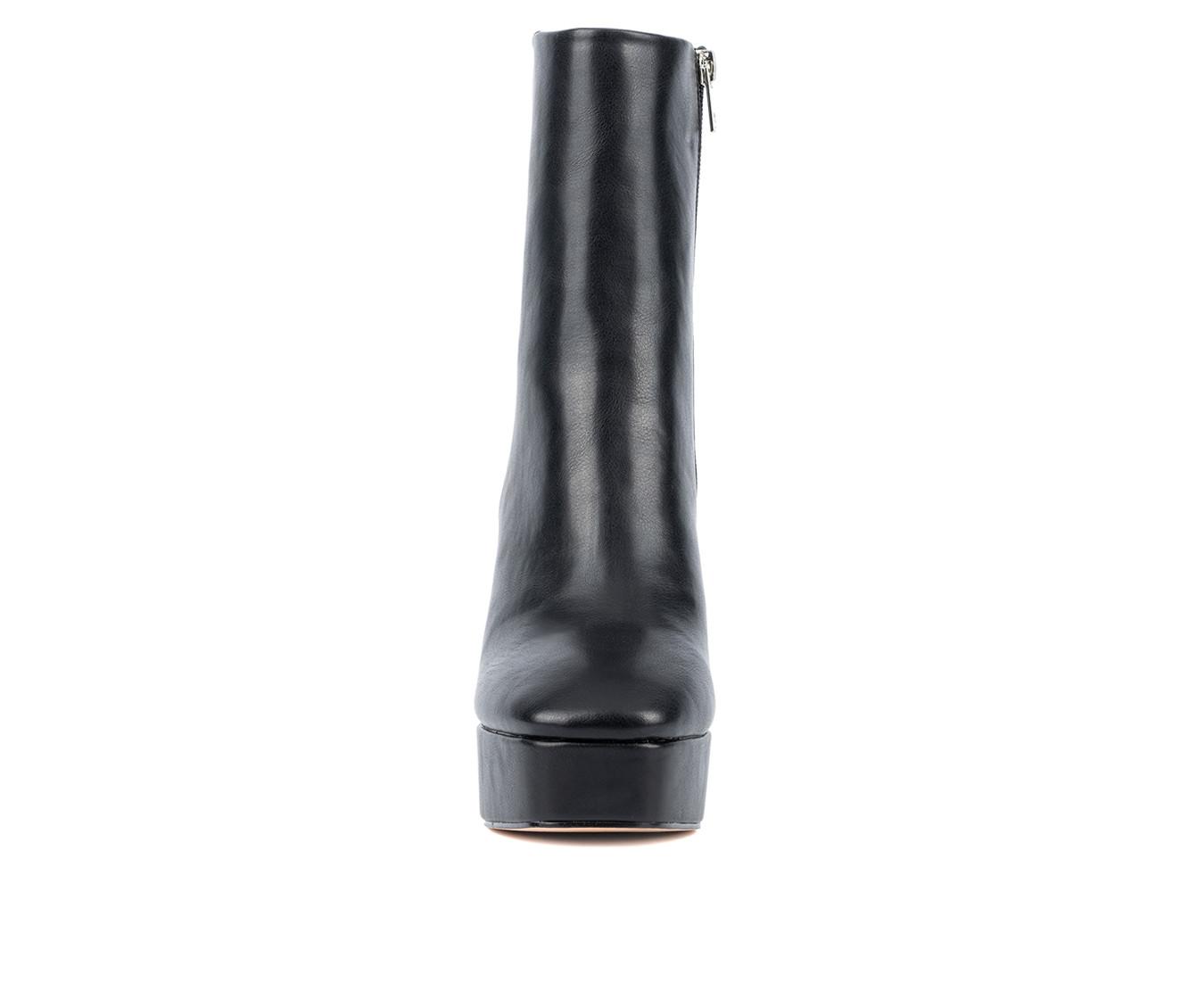 Women's New York and Company Raylyn Platform Heeled Booties