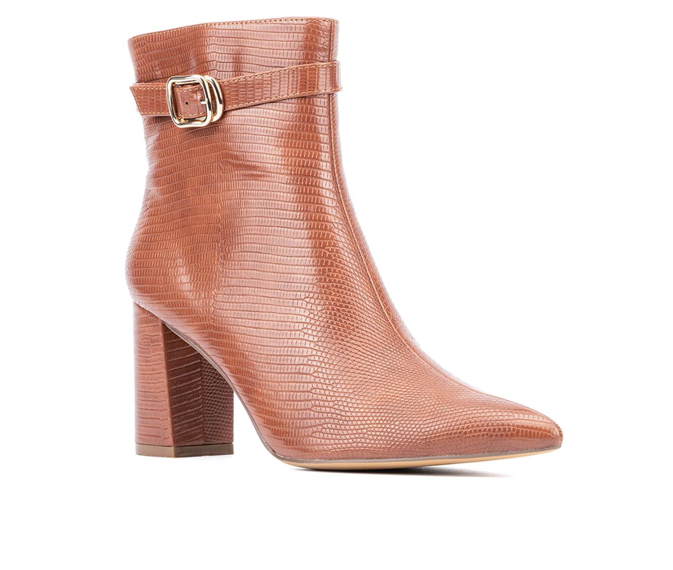 Women's New York and Company Edena Heeled Booties