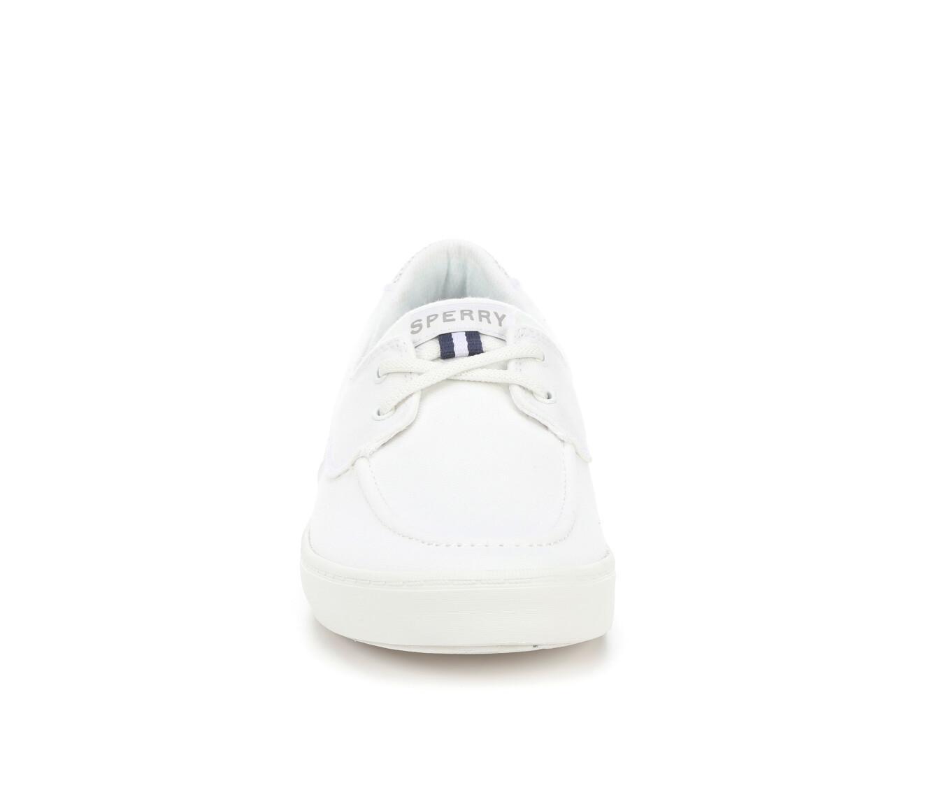 All white sperrys online