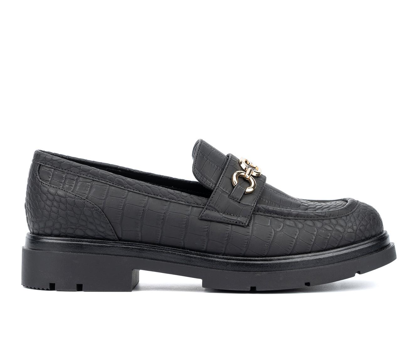 Women's New York and Company Alodie Chain Loafers