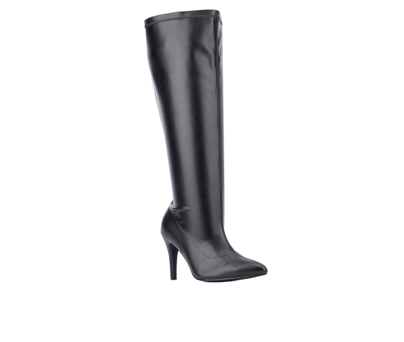 Women's Fashion to Figure Selena Wide Calf Knee High Boots
