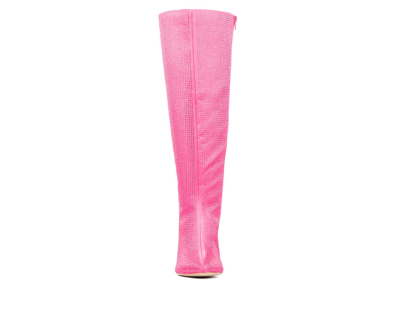 Women's Fashion to Figure Stevie Gem Wide Calf Knee High Boots