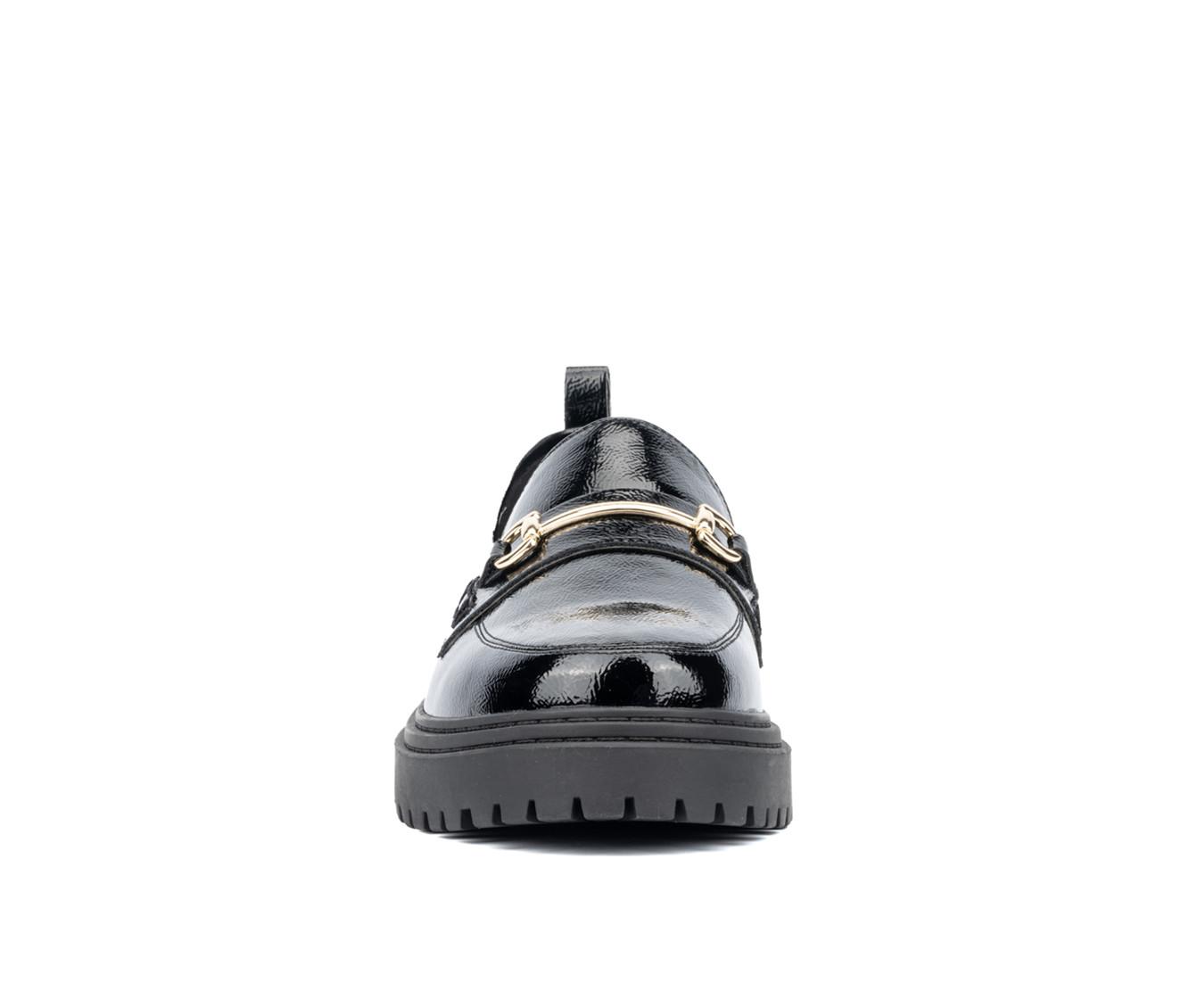 Women's Fashion to Figure Indigo Wide Width Loafers