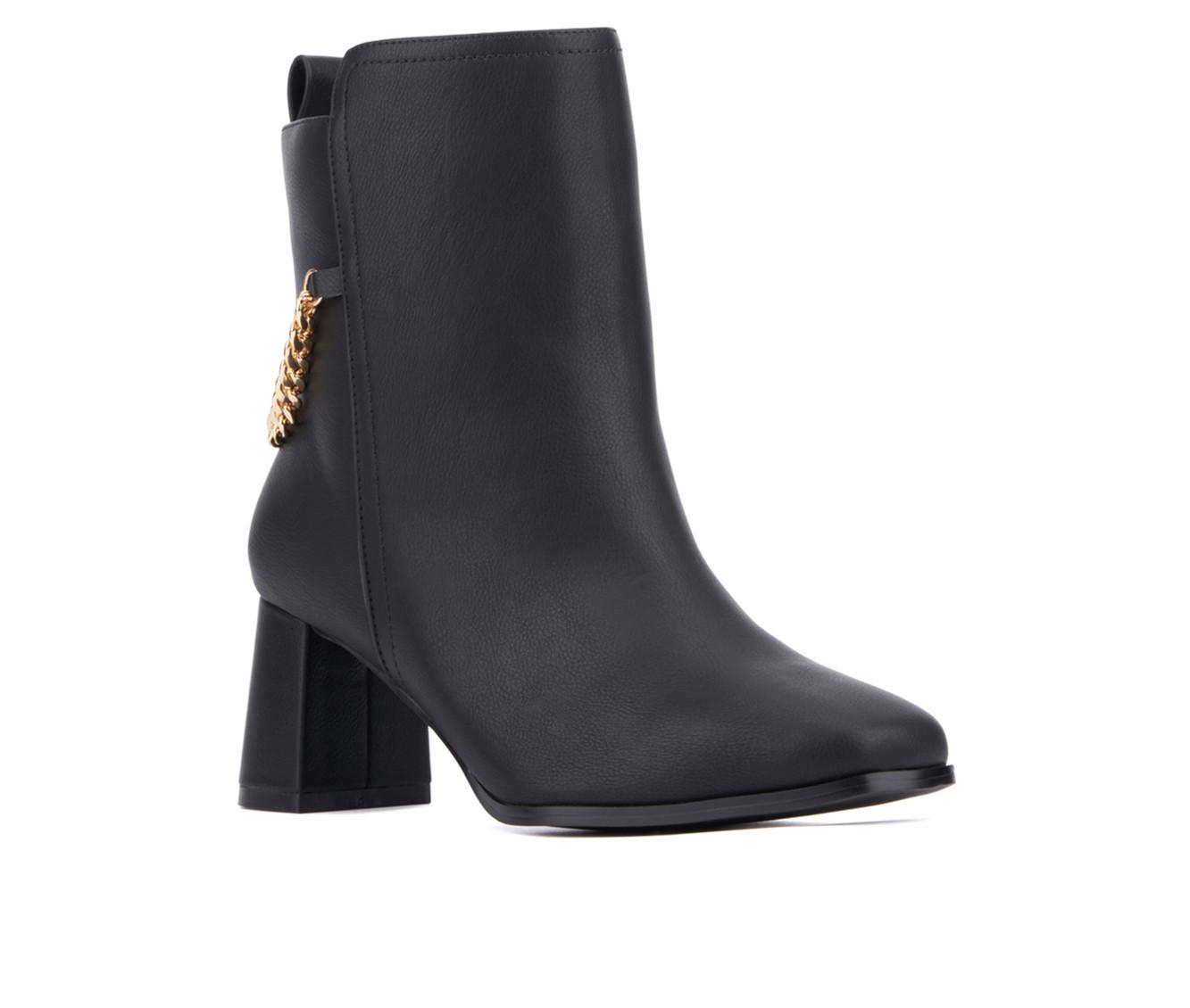 Women's Fashion to Figure Marie Wide Width Heeled Booties