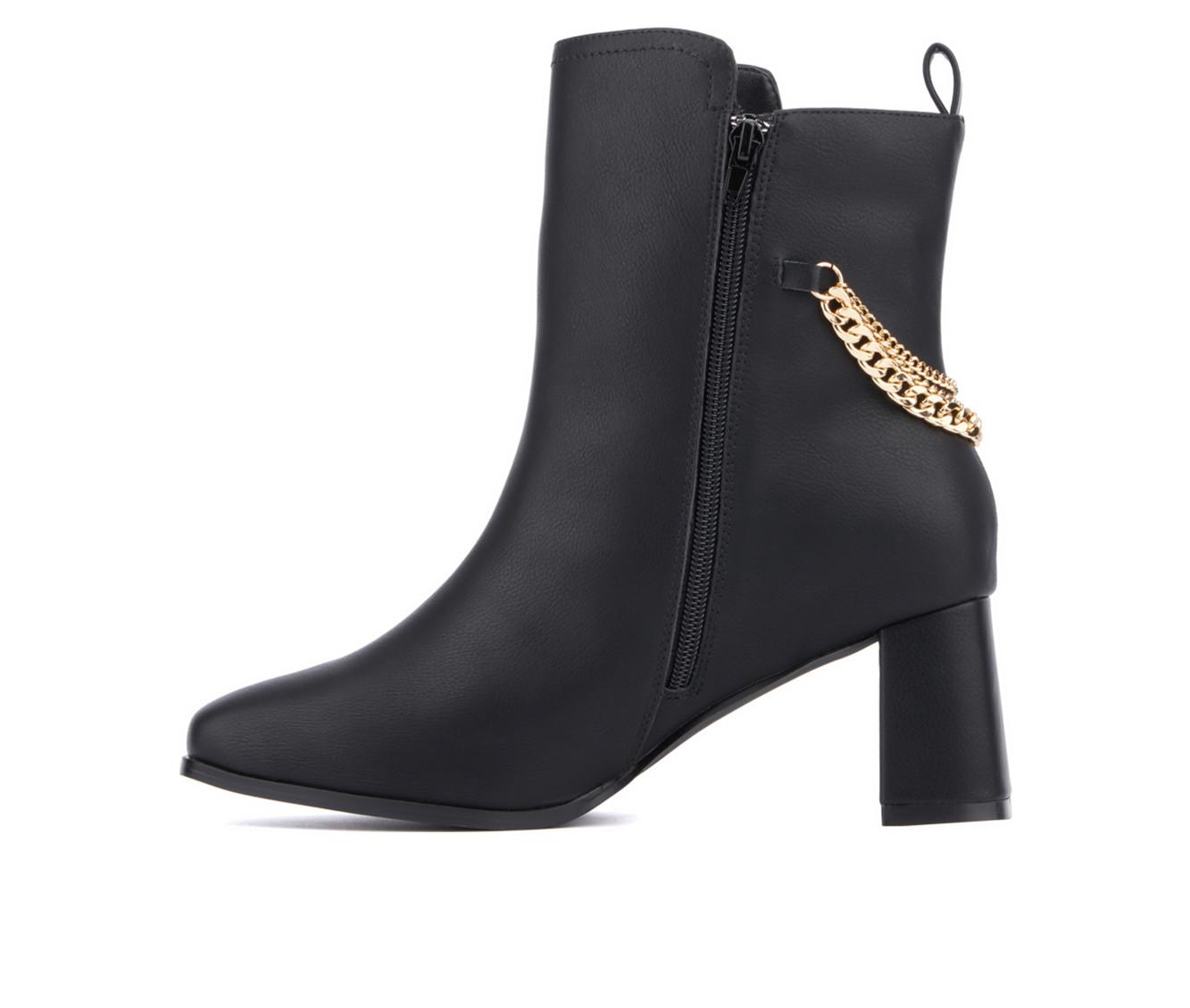 Women's Fashion to Figure Marie Wide Width Heeled Booties