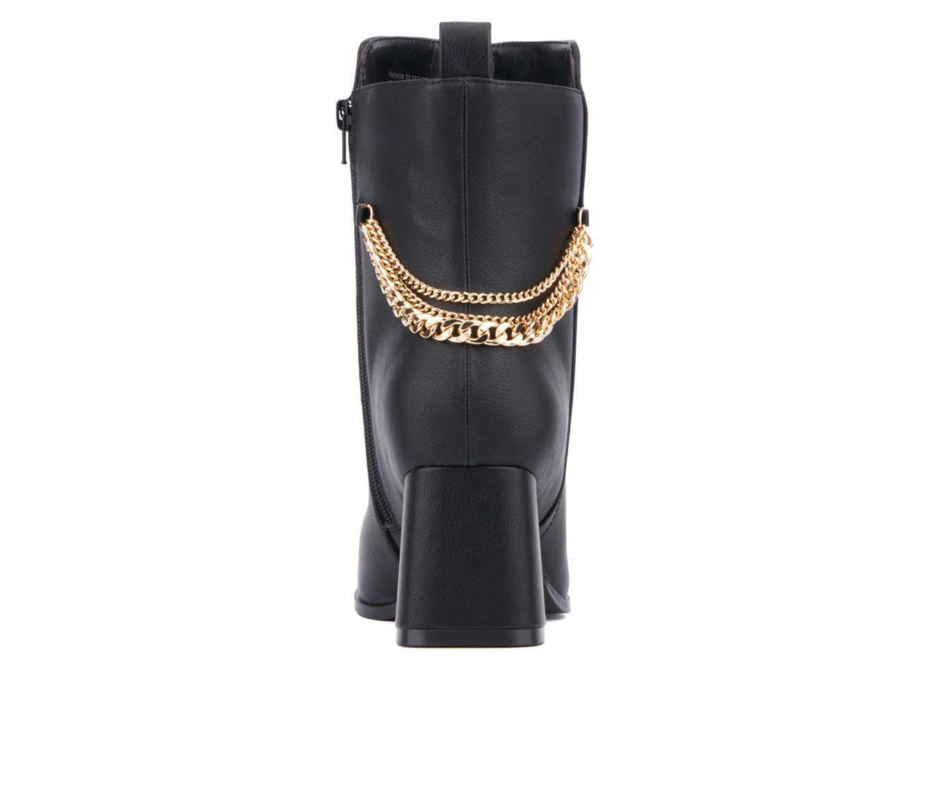 Women's Fashion to Figure Marie Wide Width Heeled Booties