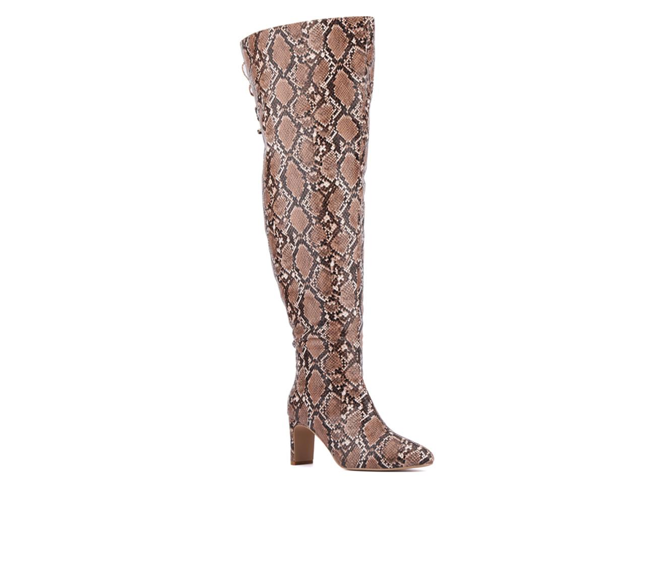 Women's Fashion to Figure Hayya Extra Wide Calf Knee High Boots
