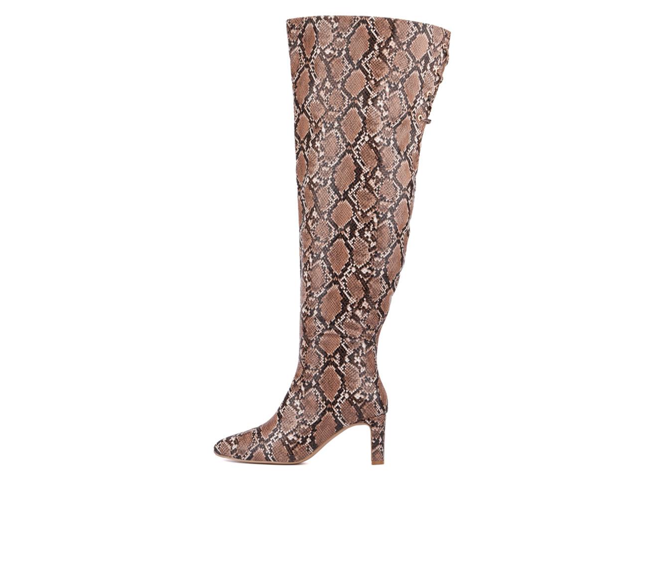 Women's Fashion to Figure Hayya Extra Wide Calf Knee High Boots