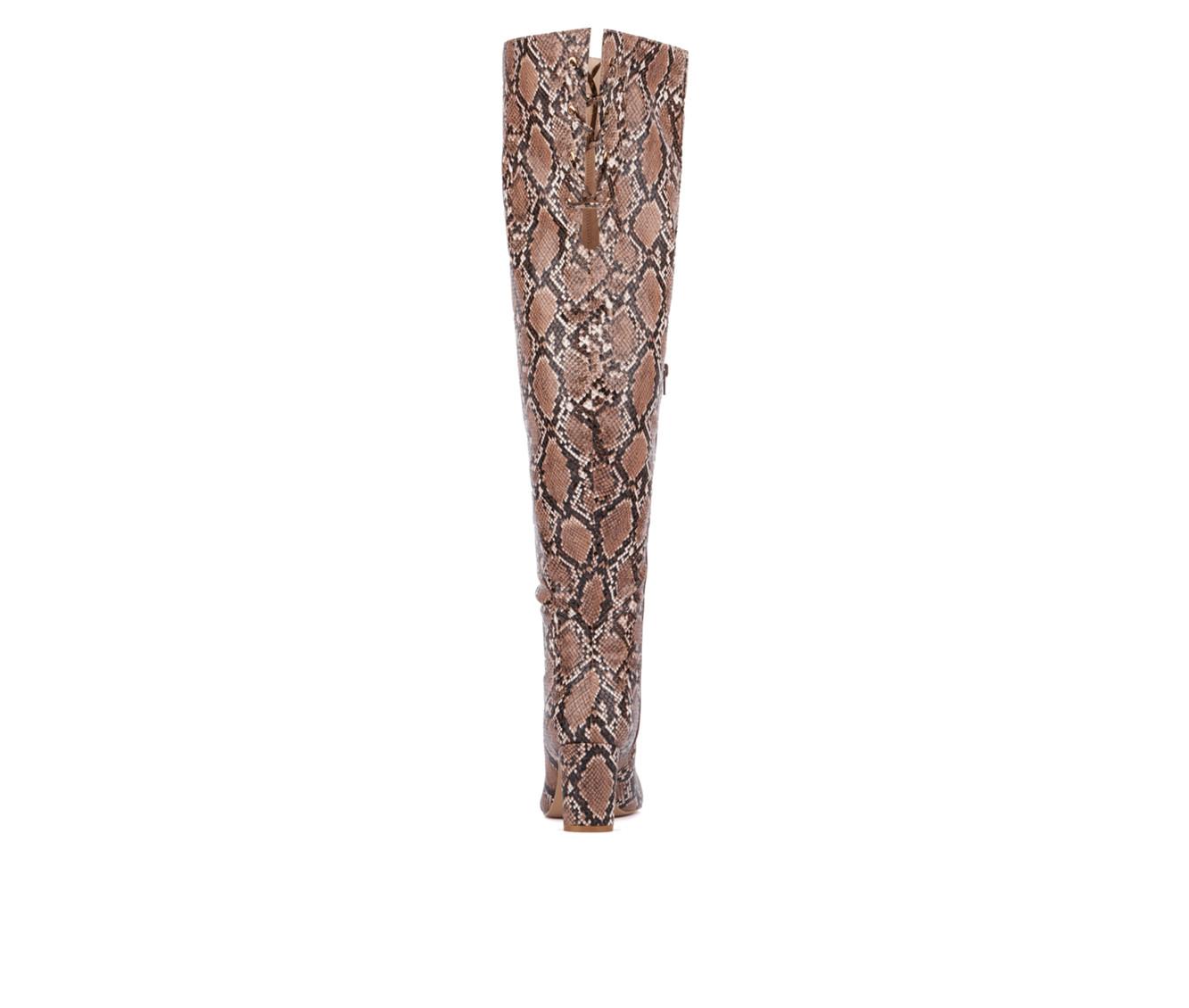 Women's Fashion to Figure Hayya Extra Wide Calf Knee High Boots
