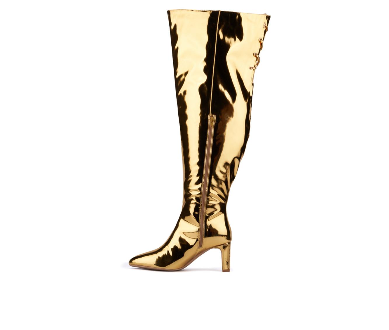 Women's Fashion to Figure Hayya Extra Wide Calf Knee High Boots